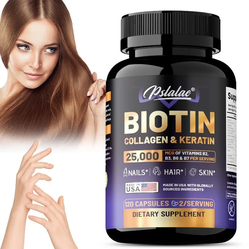 Biotin Hair Growth - مكمل الكيراتين الكولاجين البيوتين - يدعم