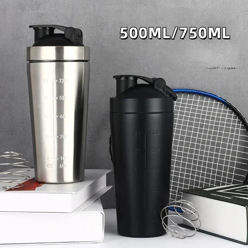 Nutrition For Fitness And Sports - كوب خلط البروتين من الفولاذ المقاوم