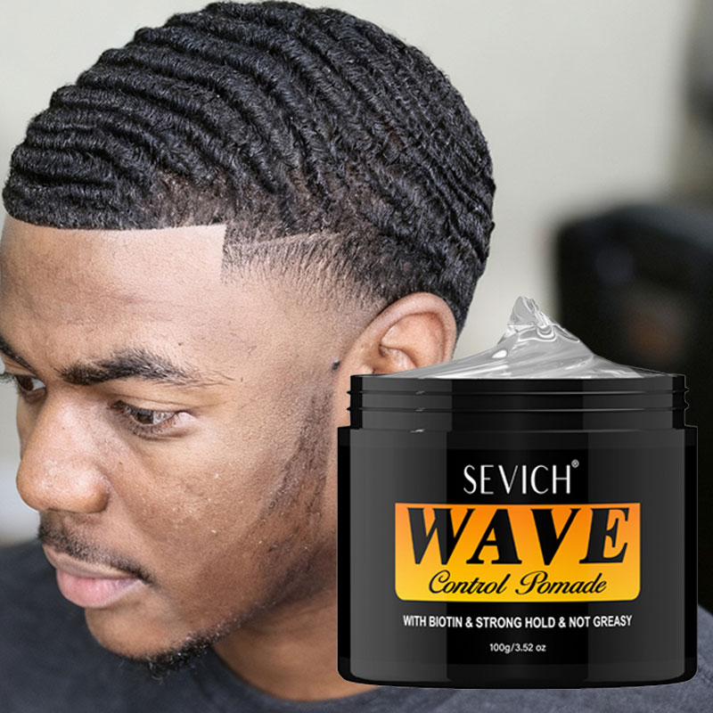 Biotin Hair Growth - بوماد للشعر المموج للرجال الأفارقة السود،