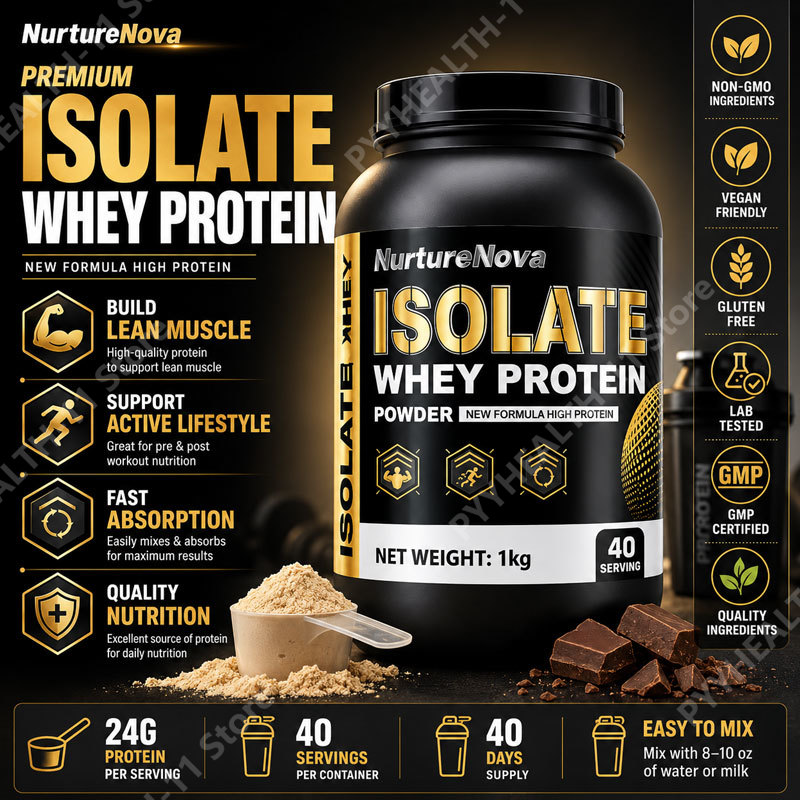 Nutrition For Fitness And Sports - مسحوق بروتين مصل اللبن المعزول منخفض