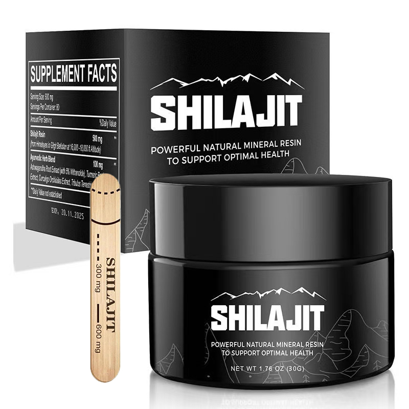 Shilajit Resin Pure - شيلاجيت الهيمالايا الأصلي 600 ملغ بأقصى