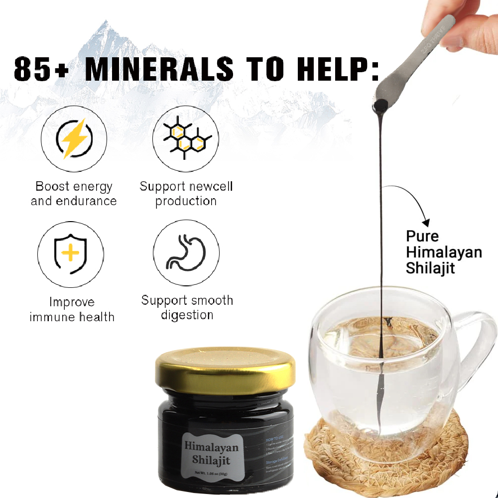 راتنج الشيلاجيت الهيمالايي الن - مراجعة Shilajit Resin Pure وسعره