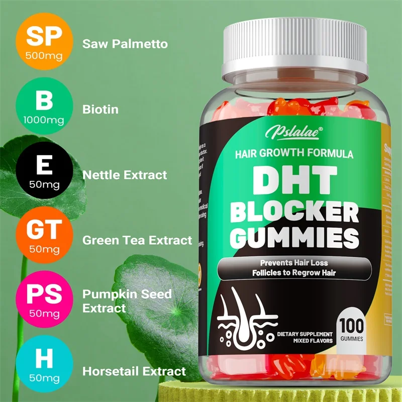 علكات DHT Blocker - تقلل من ال - مراجعة Biotin Hair Growth وسعره