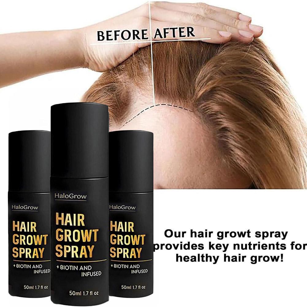 بخاخ طبيعي لنمو الشعر بزيت الز - مراجعة Biotin Hair Growth وسعره