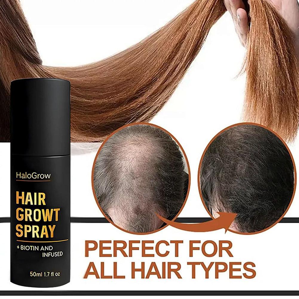بخاخ طبيعي لنمو الشعر بزيت الز - مراجعة Biotin Hair Growth وسعره