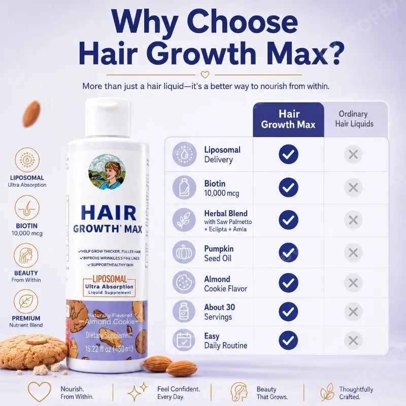مكمل غذائي لنمو الشعر للنساء م - مراجعة Biotin Hair Growth وسعره